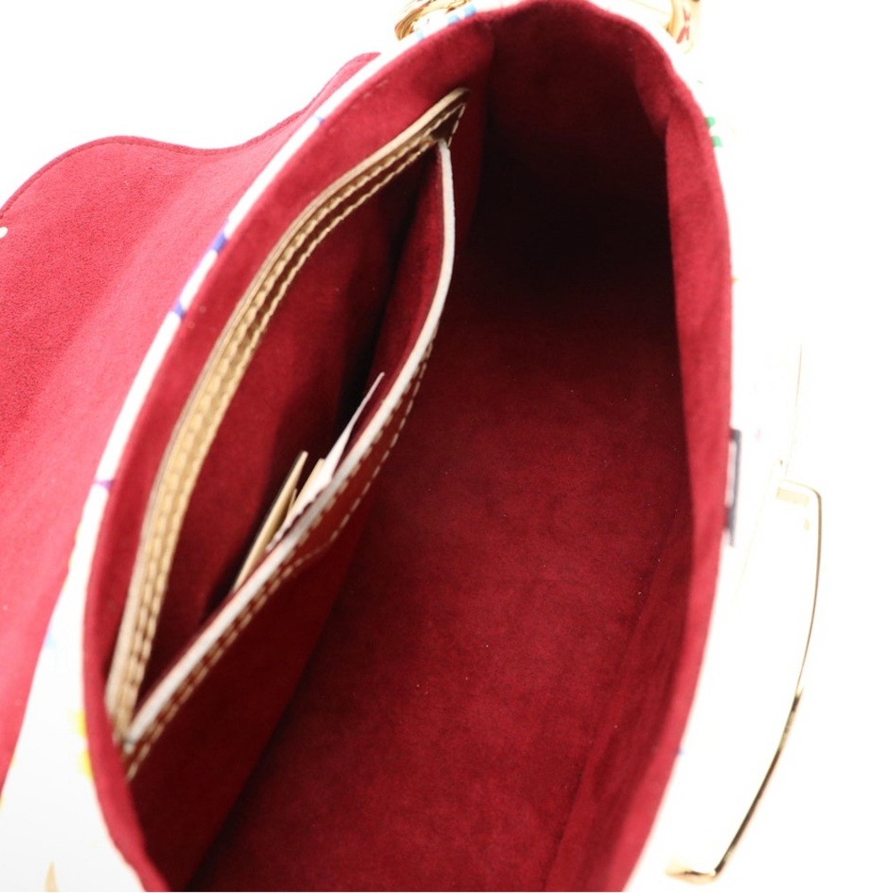 Louis Vuitton x Takashi Murakami Multicolor White & Gold Marilyn Shoulder Bag - Picture 6 of 7